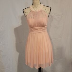 BUNDLE SALE!  Pink & Pearl  Halter Dress Sz 4